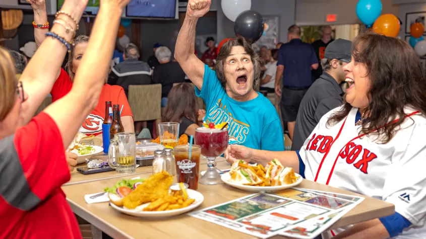 People Cheering